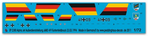 Decalcomanie peddinghaus 72 - peddinghaus, 1/72