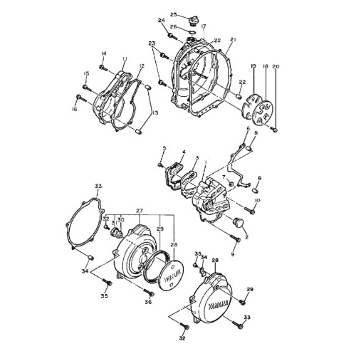 Yamaha fzr 400 1986 1988 - yamaha, kit