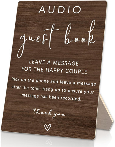 Insegna audio guestbook - audio, guestbook,
