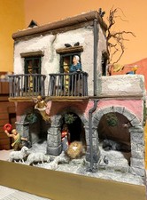 Presepe diorama artigianale