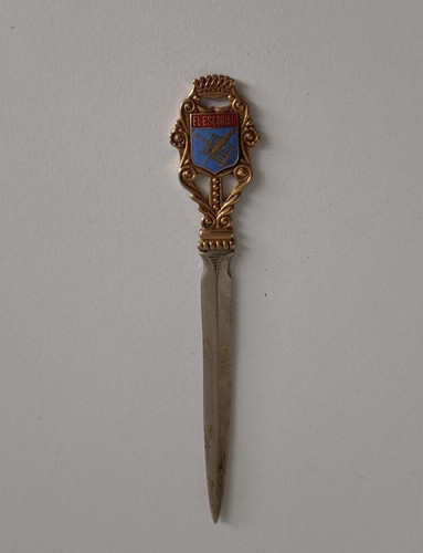 Tagliacarte antico metallo - tagliacarte, in
