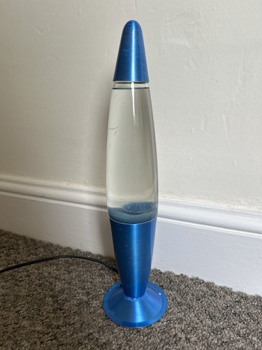 Lampada lava blu forma razzo - lava,