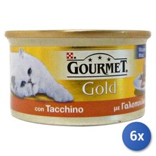 6x Alimento Gatto Gourmet Gold
