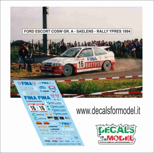Decals ford escort - decals,