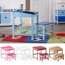 Set di mobili per tavolo e sedia da tavolo in legno per studio attività bambini