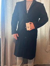 Cappotto uomo nero lana