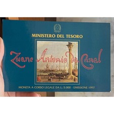 NASCITA DI CANALETTO 5000 LIRE