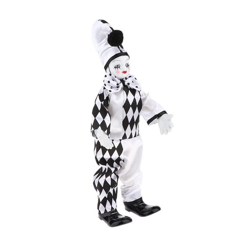 Bambola clown porcellana - in,
