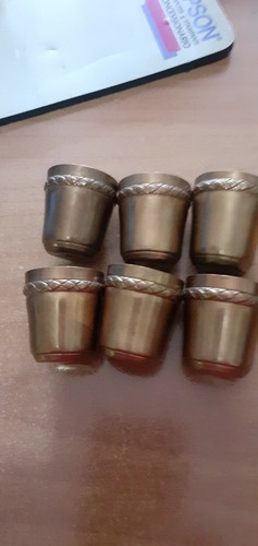 Antichi bicchierini ottone - antichi,