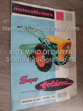 Brochure / Depliant SUPER GOLDONI Motocoltivatore - Migliarina di Capri Modena