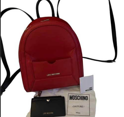 Moschino backpack with - moschino, coin