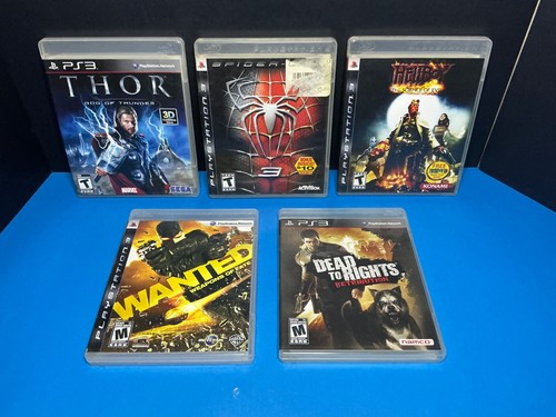Ps3 lot spider man thor - ps3, 3