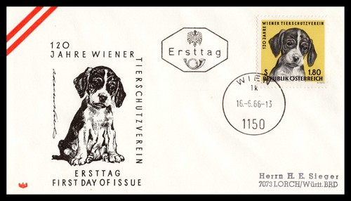 Austria fdc vienna 1966 - fdc,