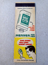 Vintage Matchbook: Mennen After Shave Talc
