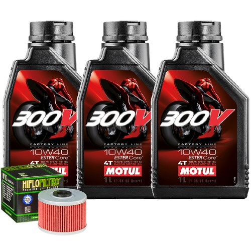Kit tagliando olio motul 300v - kit,