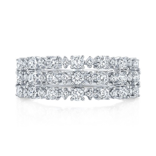 14k oro bianco anello - bianco,