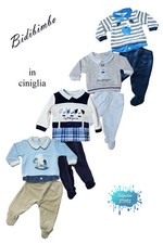 Completo neonato in ciniglia