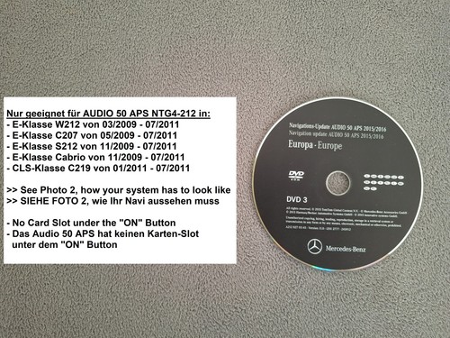 Mercedes navigatore dvd audio - dvd,