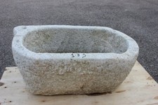 VASCA IN PIETRA granito 90X50  H36 N. 18 S  da giardino lavandino fioriera