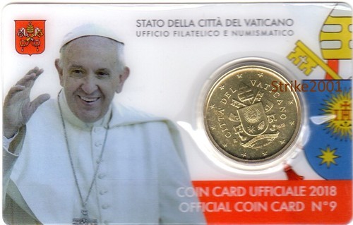 Euro vaticano 2018 coin card - euro,