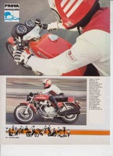 advertising Pubblicità  MOTO MV AGUSTA 750 AMERICA 1976-MAXIMOTO MOTOITALIANE