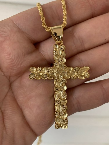 Collana uomo grande croce