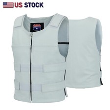 Gilet moto BIANCO uomo stile