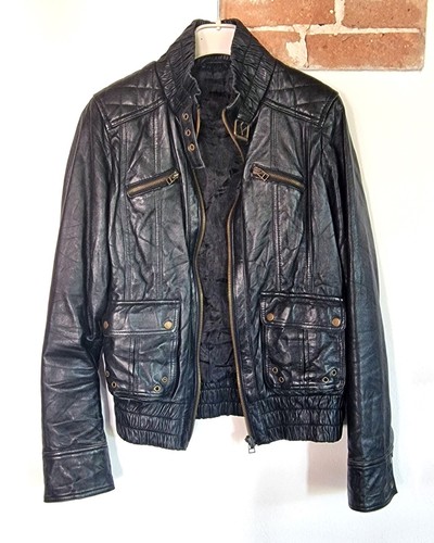Giacca giubbotto nero vera - giacca,