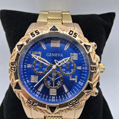 Geneva gold tone band - -tone,