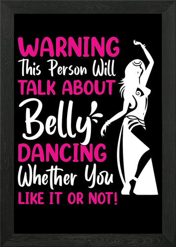Poster divertente ballerina