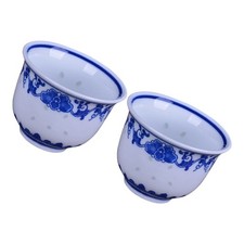  2 Pcs Tazze Da Te in Ceramica