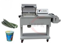 Imballaggio film poliolefine PVC tubo termico taglio termoretraibile avvolgitrice