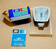 FLASH " 3M - 402 MICRO AG S A BULBO " NUOVO ! VINTAGE ANNI 70  CON CUSTODIA 3M !