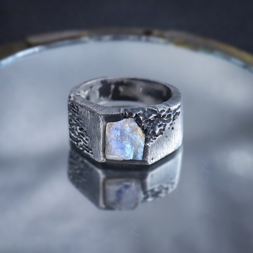 Anello pietra luna - pietra,