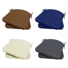 Custiera del sedile del cuscino sedia con cravatte pouf leggera semplice sedute