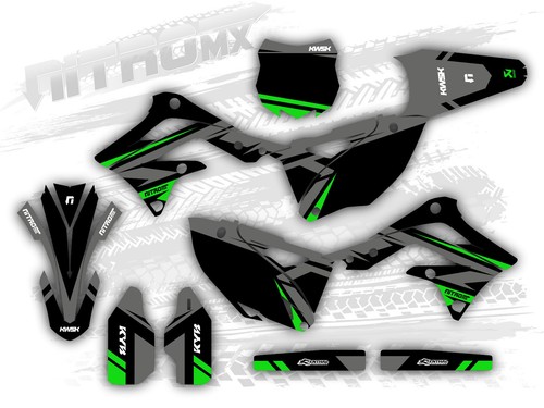 Kit grafica adatto - kawasaki, kx