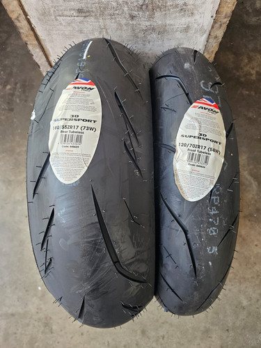 Coppia 120 zr17 - 120/70, 58w