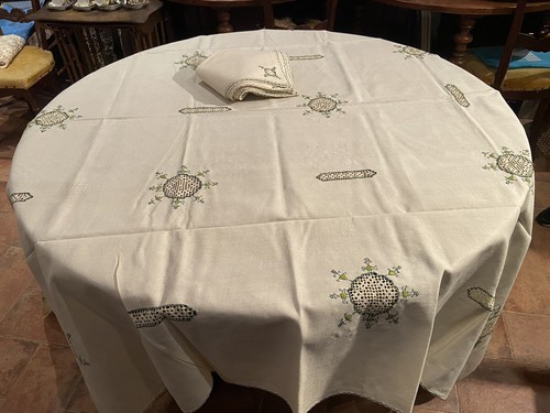 Antica tovaglia tela - antica, 12