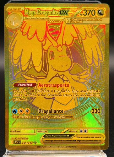 Carta mega dragonite gold - dragonite,