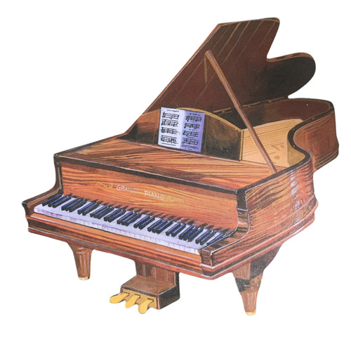 Targa pianoforte coda - coda,
