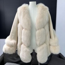 Pelliccia vera volpe montone