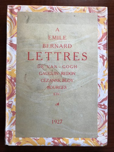 Lettres emile bernard - à,