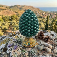 Pigna in ceramica siciliana di