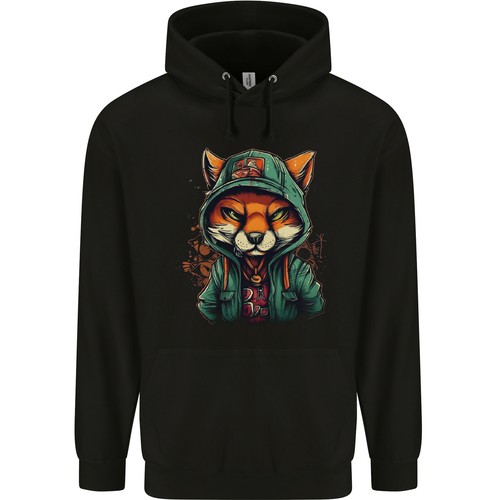 Felice fox uomo felpa - uomo, con