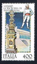 ITALIA 1 FRANCOBOLLO FOLCLORE