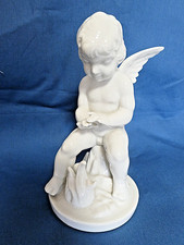 Angelo, putto, porcellana di