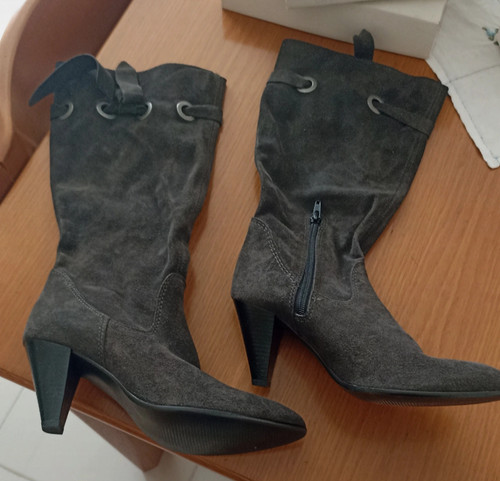 Stivale donna camoscio - ,