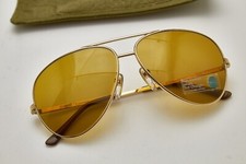 ? vintage occhiali da sole SERENGETI 5123M fotocromatiche pilot oro 80s?Unisex