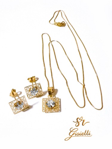 Set collana 45cm - e, orecchini