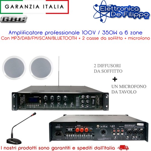 Amplificatore 100v 350w - 100v/350w, a